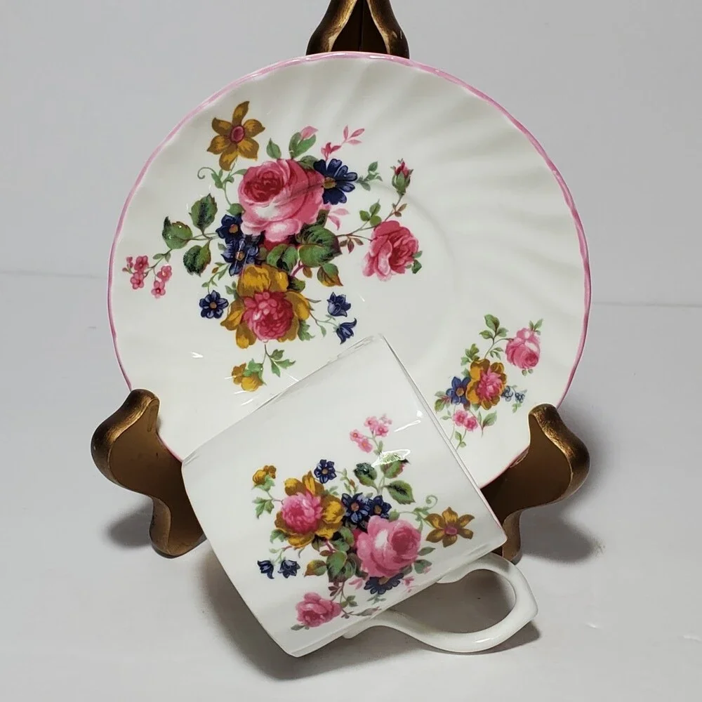 The Butchant Gardens Demitasse Teacup and Saucer Small